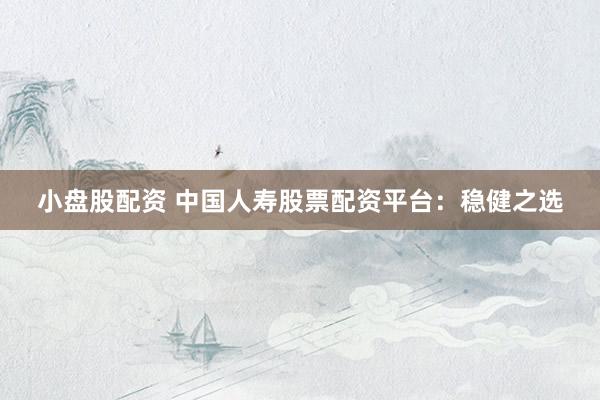 小盘股配资 中国人寿股票配资平台：稳健之选