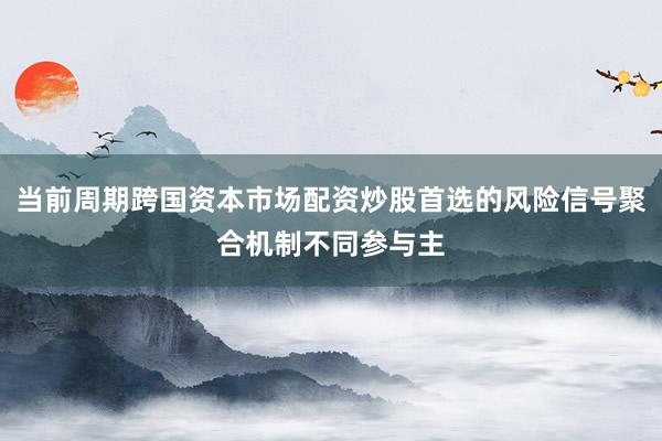 当前周期跨国资本市场配资炒股首选的风险信号聚合机制不同参与主